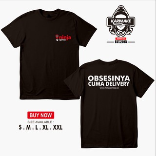 เสื้อยืดผ้าฝ้ายพิมพ์ลายแฟชั่น เสื้อยืด พิมพ์ลาย Ninja Express Obseses Only DELIVERY Expedition สําหรับผู้ชาย