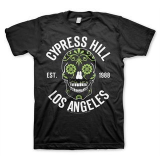 [S-5XL] 【ลดอายุ】Gildan เสื้อยืด ผ้าฝ้าย 100% พิมพ์ลายหัวกะโหลก Cypress Hill สีดํา สําหรับผู้ชาย