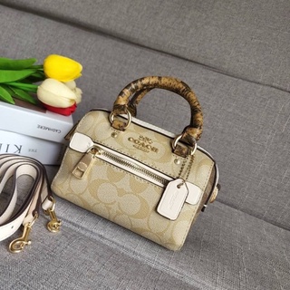 COACH 2300 MICRO ROWAN CROSSBODY IN SIGNATURE CANVAS