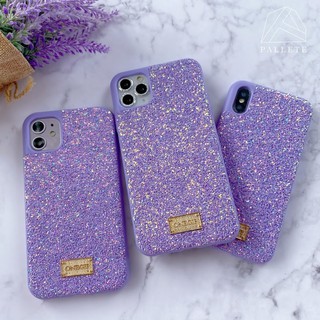 เคสกลิสเตอร์ม่วง กลิสเตอร์แน่นๆ ไม่มีหลุด  สวยวิ้ง สีสันสะดุดตา ถือแล้ววิบวับ