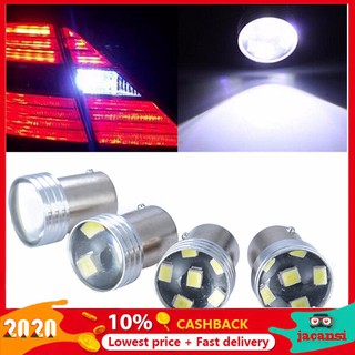 Jacansi ไฟเลี้ยว Led 1156 2835 6SMD สีขาว สําหรับรถยนต์ 4 คัน