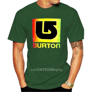 เสื้อยืดวินเทจขายดี เสื้อยืดลําลอง แขนสั้น พิมพ์ลายโลโก้สโนว์บอร์ด 1Burton สีดํา OFbcdb23BKnafc81S-5XL