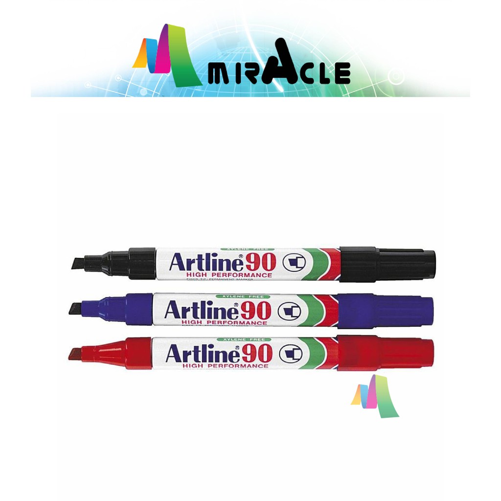 ปากกามาร์กเกอร์ถาวร Artline 90