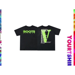 เสื้อยืดVlone Vintage Style Oversized Graphic Printed T-Shirt For Men