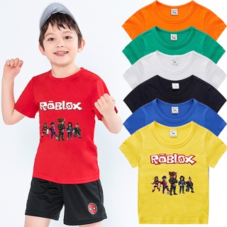 เสื้อยืดแขนสั้น พิมพ์ลายการ์ตูน Roblox Rubble น่ารัก เหมาะกับของขวัญวันเกิด แฟชั่นฤดูร้อน สําหรับเด็กผู้ชาย และเด็กผู้หญิง