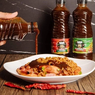 ซอสยากิโซบะ 🌶รสเผ็ด🌶 สูตรไทย ขนาด500มิลลิลิตร