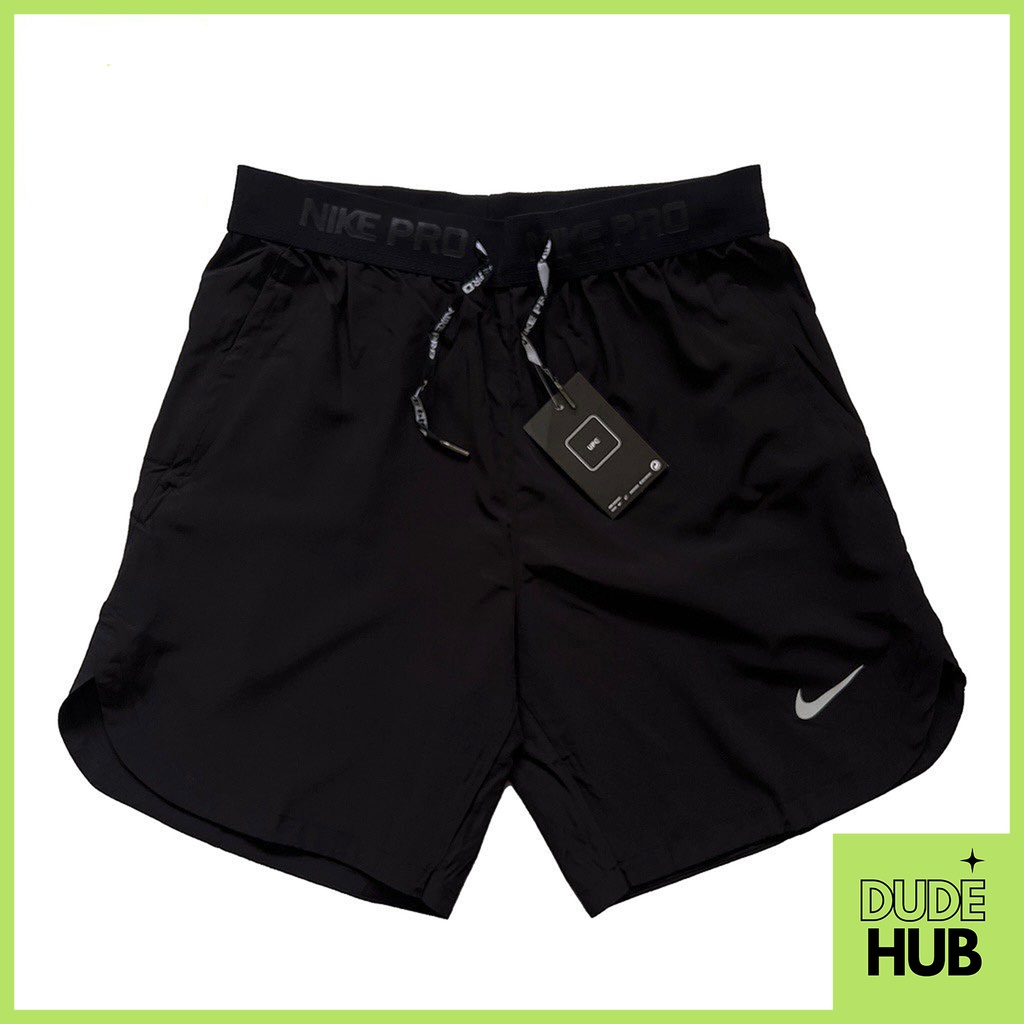 กางเกงวิ่ง Nike กางเกงกีฬาขาสั้นผู้ชาย ใส่ออกกำลังกาย เอวยางยืด มีซิบกระเป๋า