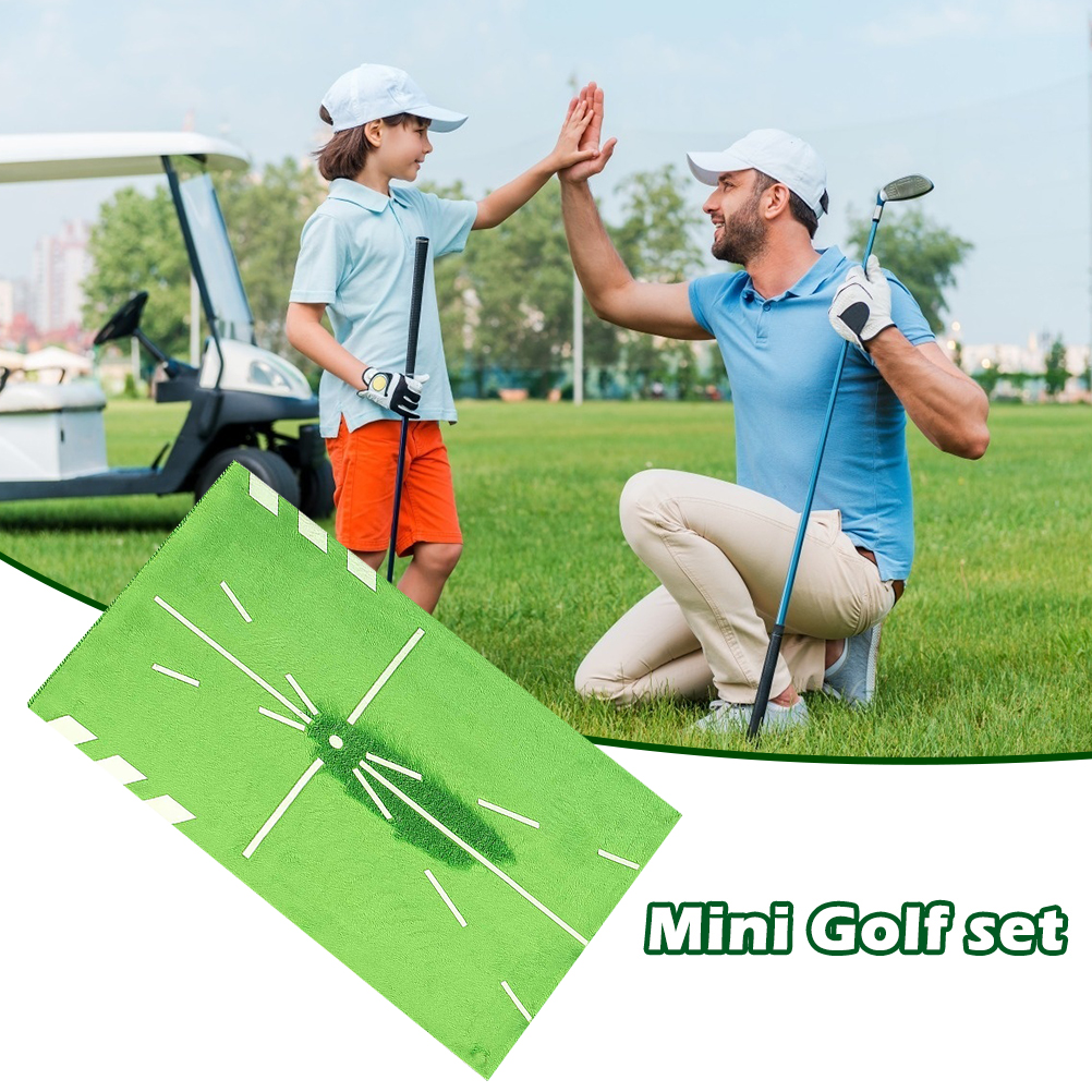 golf training mat for swing detection