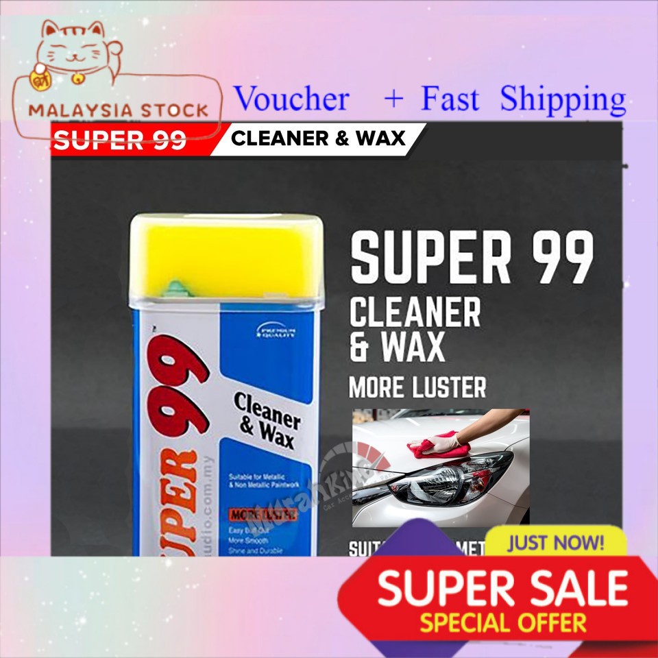 Super 99 Luster Cleaner Wax Polish Car 530ml น้ํายาทําความสะอาด