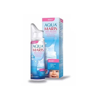 ของแท้ ล็อตใหม่ล่าสุด Aqua Maris Baby สเปรย์พ่นจมูกสำหรับเด็กอ่อน