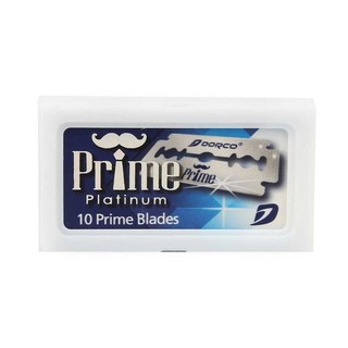 DORCO ใบมีด Prime Platinum ใบมีดหนวด กันจอนคุณภาพใช้ดี คม ปลอดภัย ได้มาตรฐาน ของแท้100%