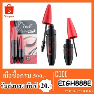 OB-1351 Obuse Eyeliner+Mascara Black