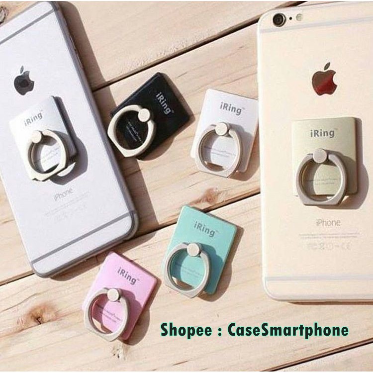 IRING แหวนติดมือถือ แหวนตั้งได้ คล้องนิ้วได้  อุปกรณ์เสริมมือถือ