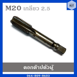 ดอกต๊าปเกลียว ต๊าปตัวผู้ ขนาด M20 เกลียว 2.5 (มือสอง สภาพดี)