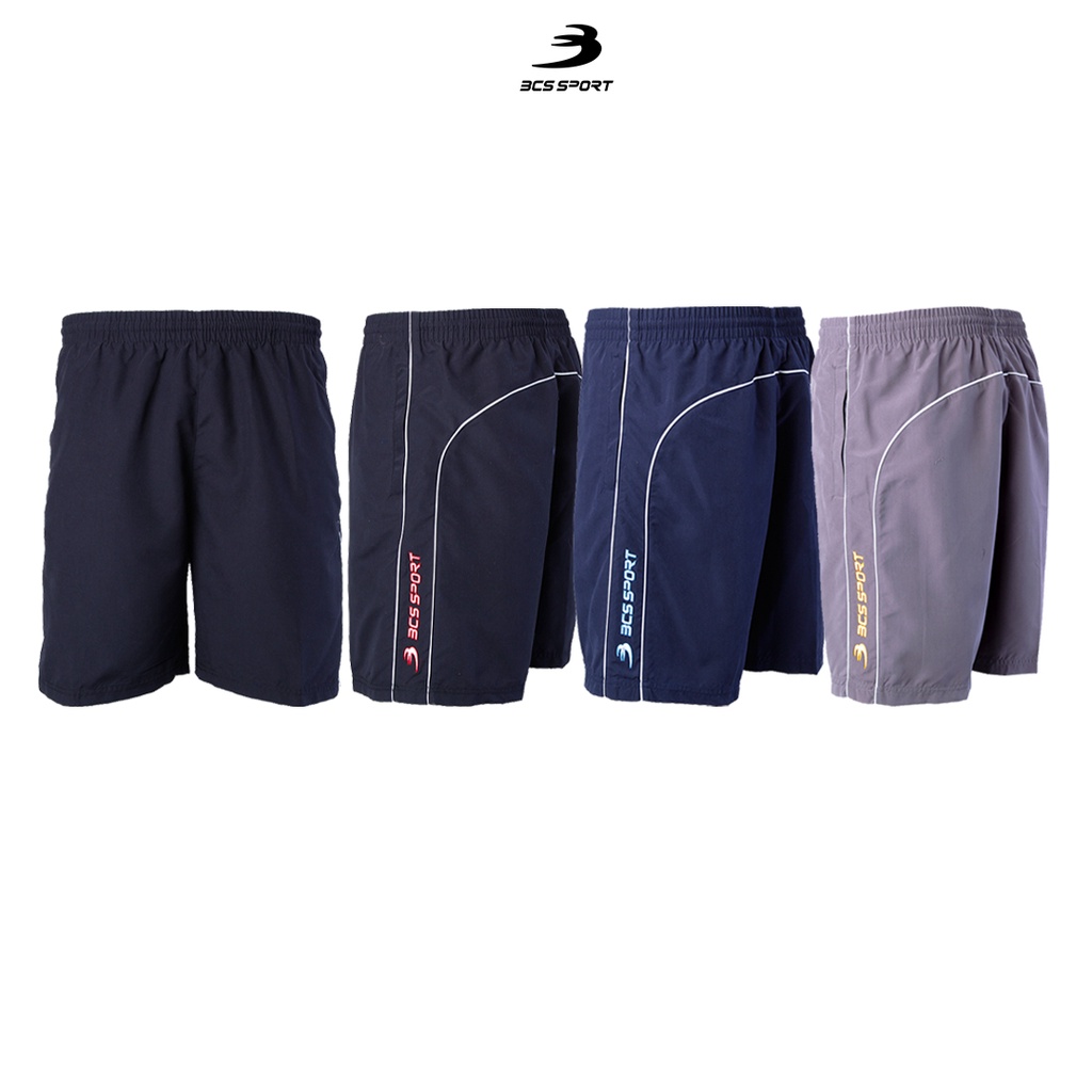 BCS SPORT กางเกงลำลองแฟชั่น ขา 4-ส่วน UNISEX รหัส เดินเส้นกุ้น เนื้อผ้า ไมโคร-ค๊อตต๊อน  รหัส SF6022