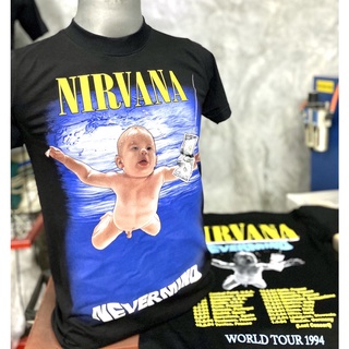 #เสื้อยืดคอกลม#NR139 เสื้อยืดวงร็อค NIRVANA เนวานา เสื้อวง เสื้อยืดเนวานา เสื้อวินเทจS-4XL