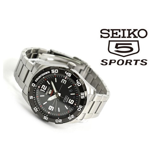 Seiko 5 Sport Automatic นาฬิกาข้อมือผู้ชาย สายสแตนเลส รุ่น SRPB81K1