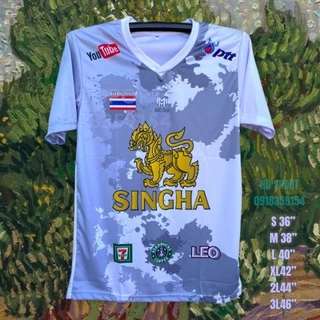 เสื้อกีฬา GA02ลายสิงห์คอวี