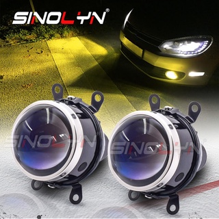 Sinolyn ไฟตัดหมอกซีนอน LED H11 HID PTF 3 นิ้ว สีฟ้า อุปกรณ์เสริม สําหรับรถยนต์