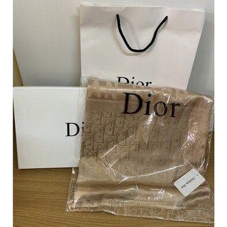 ผ้าพันคอ ผ้าคุมไหล่ Dior สีทอง 70*180 CM - D-202