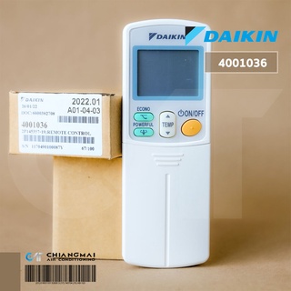 4001036 รีโมทแอร์ Daikin รีโมทแอร์ไดกิ้น (โค้ดฝาหลัง ARC433A92) Remote Control อะไหล่แอร์ ของแท้เบิกศูนย์