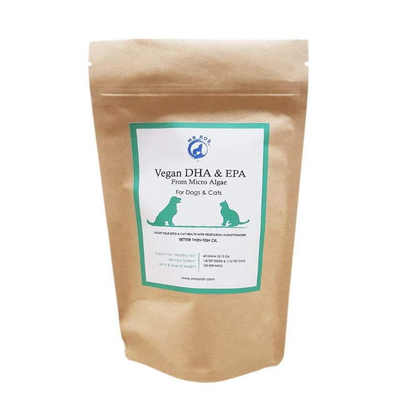 Marine Phytoplankton DHA & EPA from Micro Algae Food Supplement Powder ชนิดผง สำหรับสุนัข และ แมว 60
