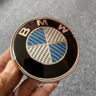 โลโก้ BMW CARBON เคฟล่าแท้ สีฟ้า