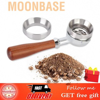 [Ready Stock]moon base 58 มม. อุปกรณ์เสริมอะลูมิเนียมสีเงินสําหรับใช้ในการทํากาแฟ