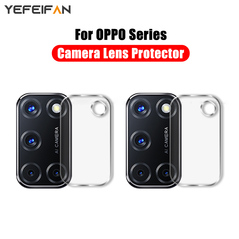 COD กล้องเลนส์กันรอยสำหรับ OPPO A92 A52 A72 A91 A31 A5 A9 2020 A12 A12e A5S A3S A1k Reno 4 3 Pro ฟิล์มกระจกนิรภัยป้องกันหน้าจอ
