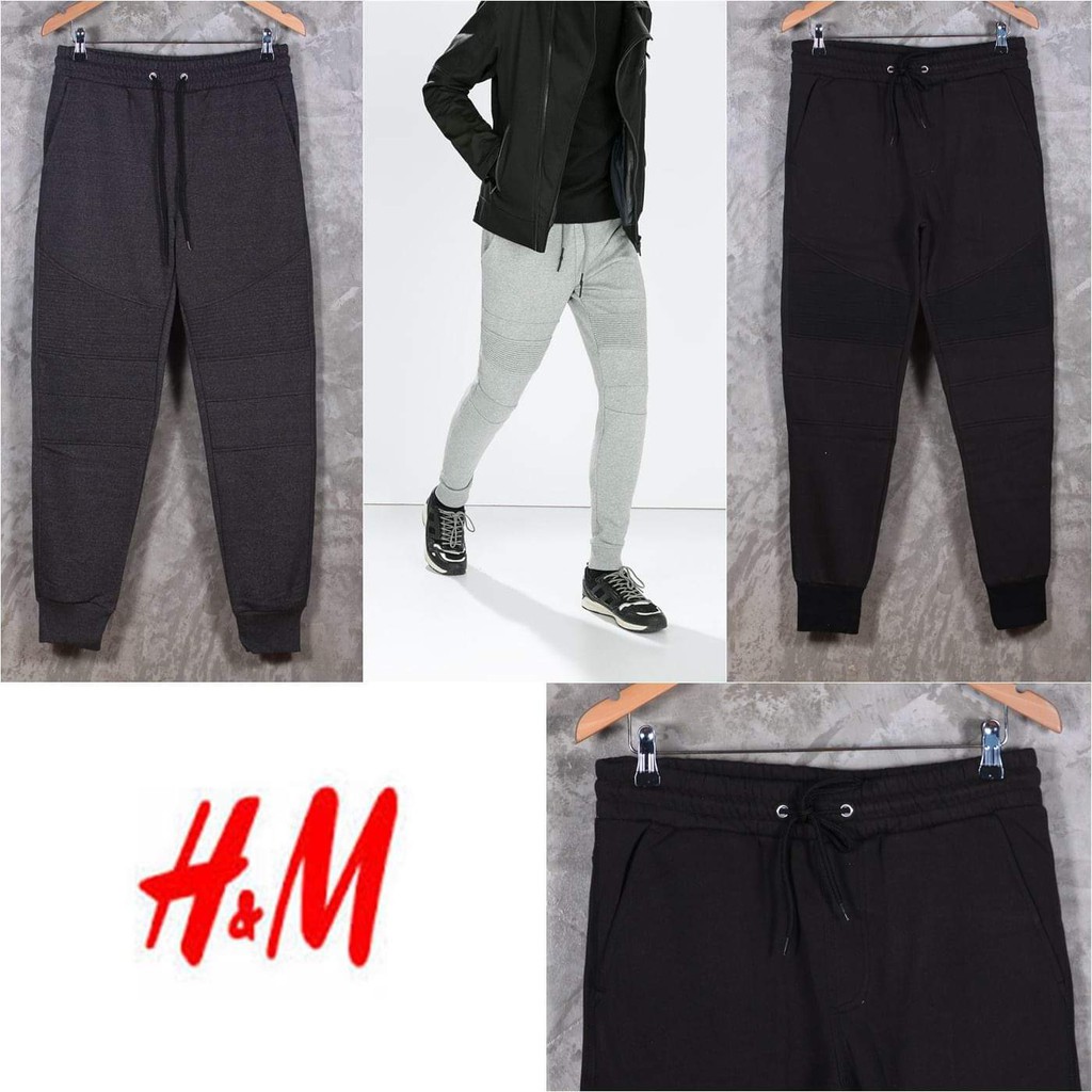 h&m biker joggers