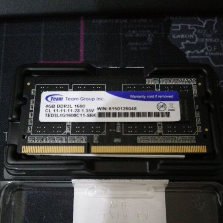 (มือสอง) 4GB DDR3 Notebook/Laptop Ram brandTeam Group