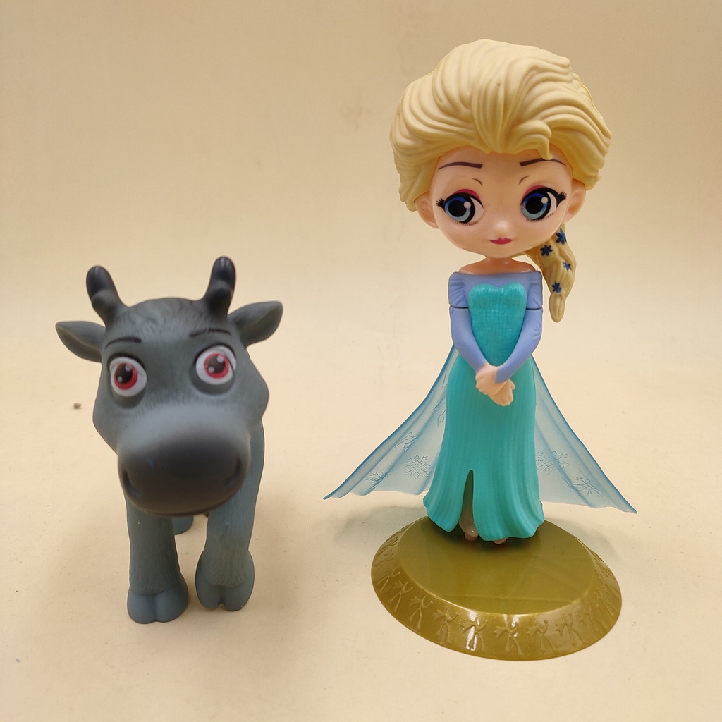 เจ้าหญิงตุ๊กตาDisney Cartoon Action Toy Figures Cake Decoration Frozen ...