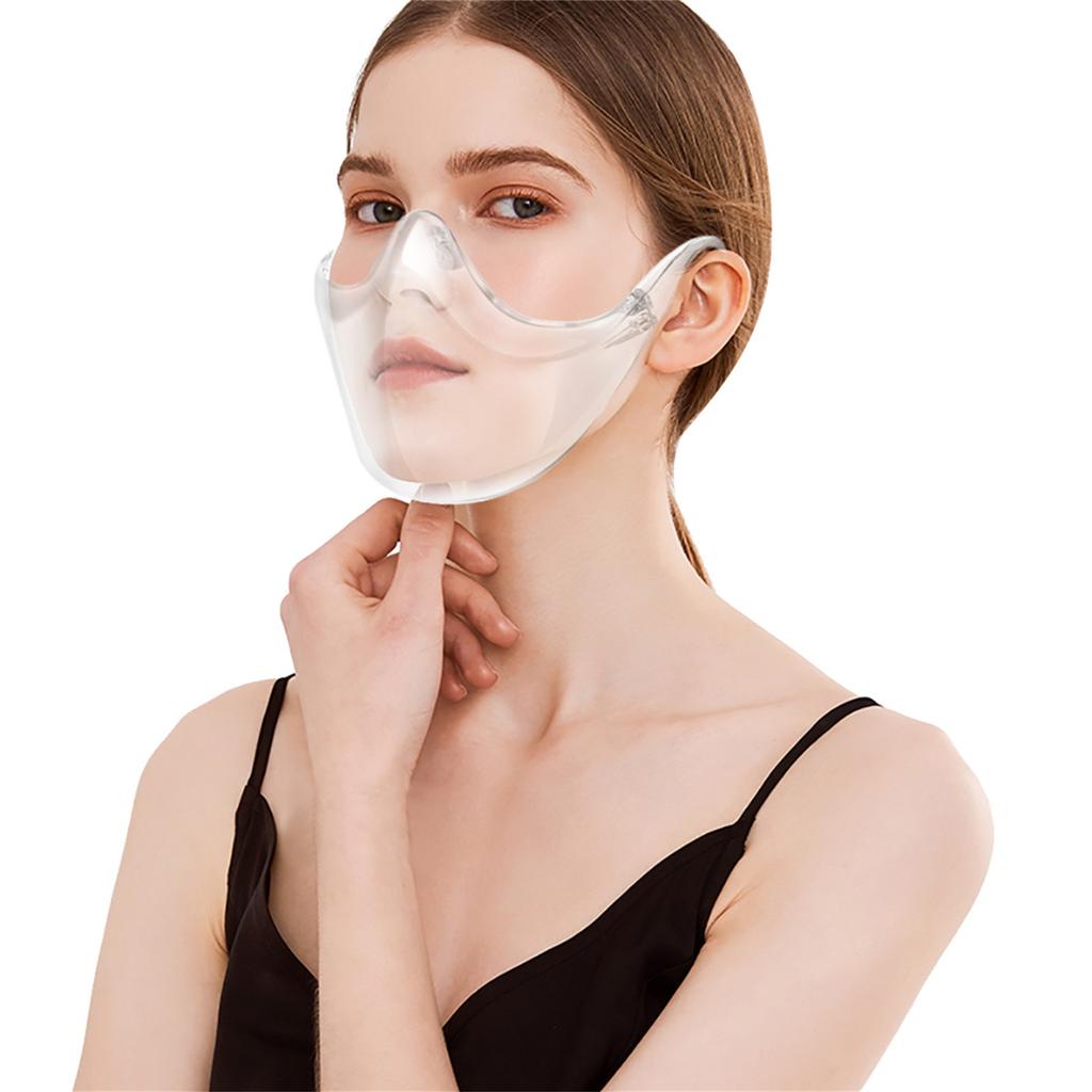 FACE SHIELD เฟสชิว หน้ากากอนามัย แบบใส หน้ากากใส ป้องกันฝุ่นและควัน ระบายอากาศได้ดี