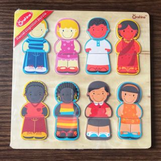 👳🏻‍♂️🧕🏻🙎🏾‍♂️Culture Wooden Puzzle 🙍🏼‍♂️👨🏽👧🏻