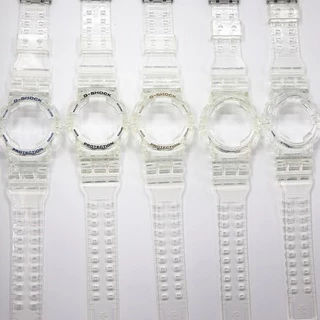 สายนาฬิกาข้อมือ สีโปร่งใส กันน้ํา สําหรับ Casio G-SHOCK GA120 110 100 GD100 GD110 GD120 GA-110GB GAX-100