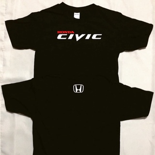 เสื้อยืดผ้าฝ้าย รถฮอนด้า Civic (7319-1)