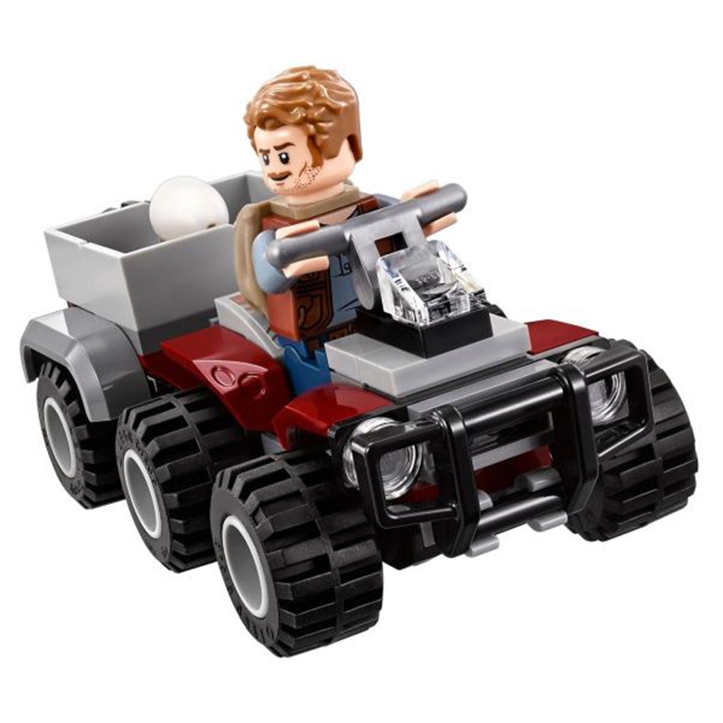 Blue's Helicopter Pursuit 415 Pcs Bricks Compatible legoed Jurassic World 75928 Building Blocks Toys