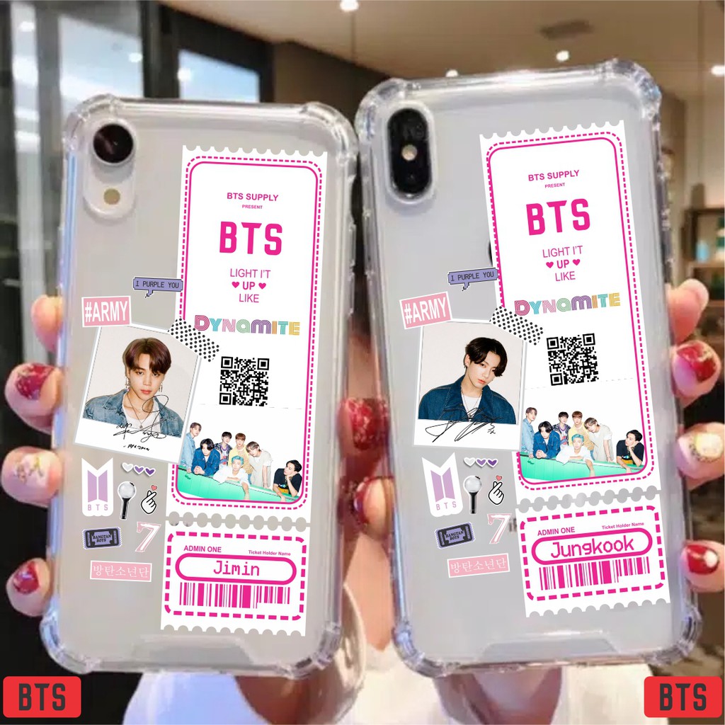 เคสแบบกําหนดเอง BTS DYNAMITE TICKET สําหรับ HP ALL TYPE (1BTS01)