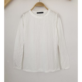 2161 ป้ายzara-womanเสื้อknitถักผ้าลายในตัวเนื้อดี/อก32ยืดถึง35