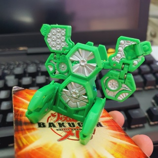 RARE Bakugan Gundalian Invaders Battle Gear Turbine Silver Gun ธาตุลม สีเขียว เงิน บาคุกัน ภาค 3 ธาตุลม