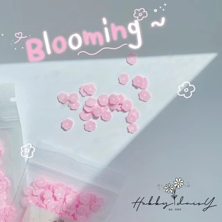 ฟีโม่ดอกไม้ มีสีชมพู ดอกทานตะวัน Smiley Daisy สำหรับงานตกแต่งเรซิ่น และ DIY เฟรมการ์ด