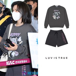 Redvelvet WENDY pick / Korea LUV IS TRUE SU GLITTER LOGO SHORT PANTS