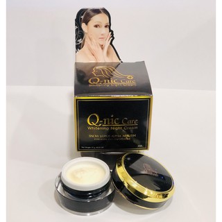 Q-nic care whitening night cream คิวนิคแคร์ ไวท์เทนนิ่ง ไนท์ครีม 15กรัม