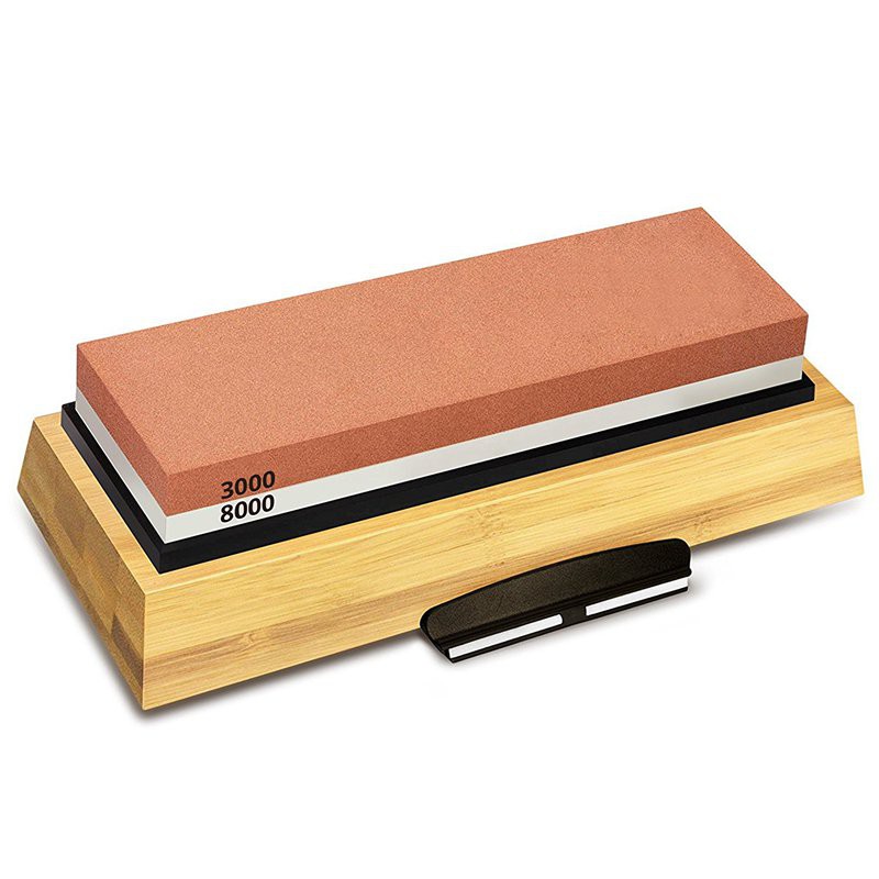 Sharpening Stone 3000 & 8000 Grit - Double Sided Whetstone Set For ...