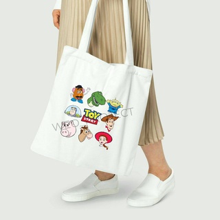 กระเป๋าโท้ท ผ้าแคนวาส สําหรับผู้หญิง 2 ชิ้น
