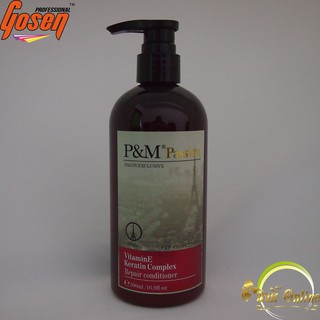 P&amp;M วิตามินอี แอนด์ เคราตินคอมเพล็กซ์ รีแพร์ คอนดิชันเนอร์ 500 ml.