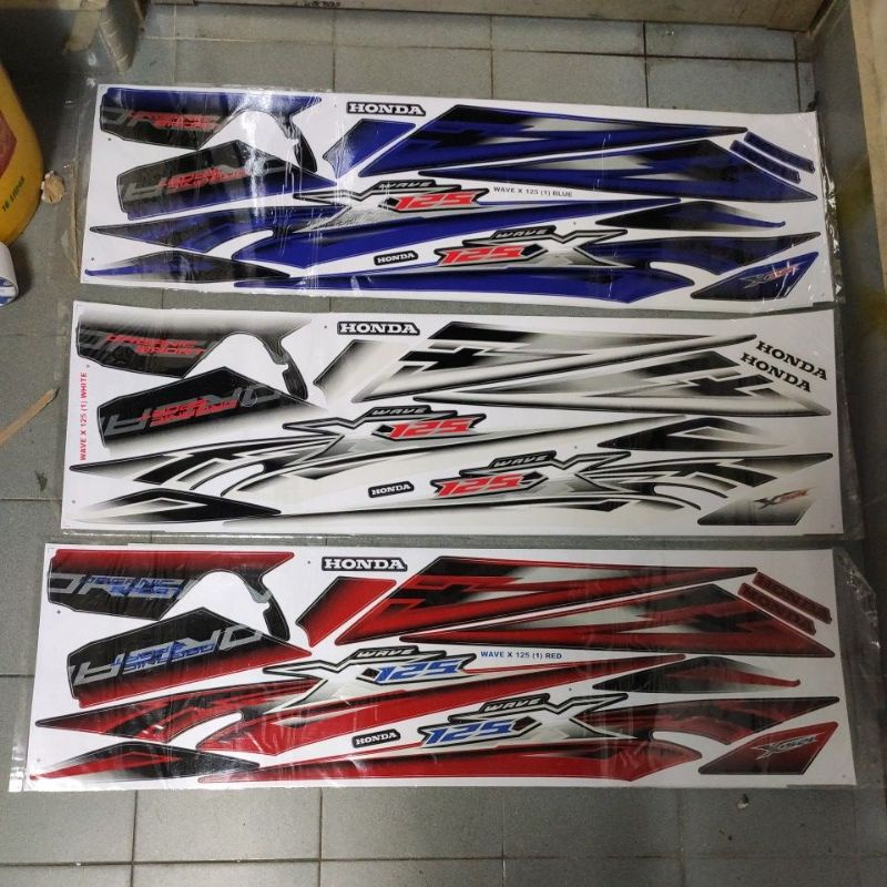 ชุดครอบสติ๊กเกอร์ Stiker (1) honda wave125x wave 125x w125x ultimo