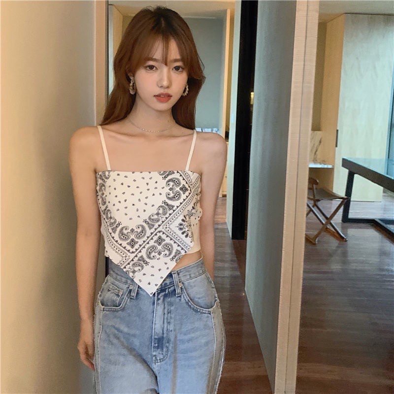 Sweet‍ เสื้อสายเดี่ยวลายวินเทจ ‍ ลายทาง เกาะอก รูปที่ 7