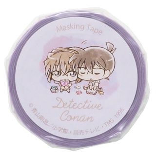 Detective Conan Masking Tape เทปตกแต่งจากญี่ปุ่น ลายโคนัน สีม่วง ขนาด 1.5 ซม. ยาว 10 ม.