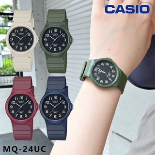 CASIO นาฬิกาข้อมือ สายเรซิ่น รุ่น MQ-24,MQ-24UC,MQ-24UC-2B,MQ-24UC-3B,MQ-24UC-4B,MQ-24UC-8B